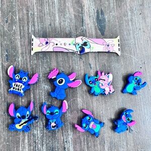 Disney’s LILO & Stitch Croc Shoes Charms and Apple Watch Band